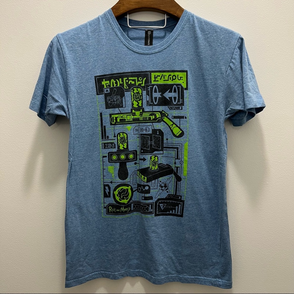 Lootcrate Rick and Morty t-shirt, short sleeve, mens medium